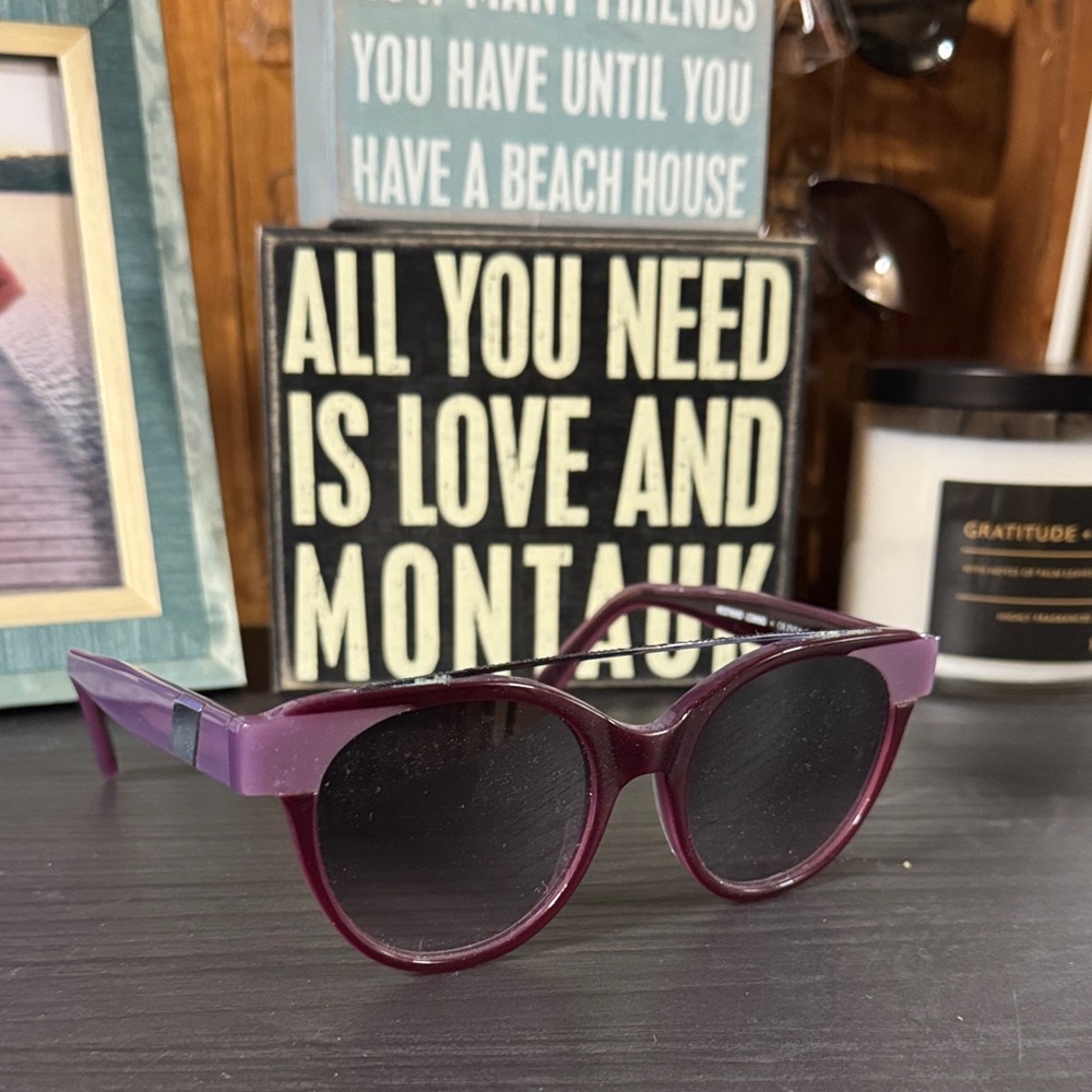 Westward leaning x Olivia Palermo Purple Round Sunglasses - Fashion Home Accent